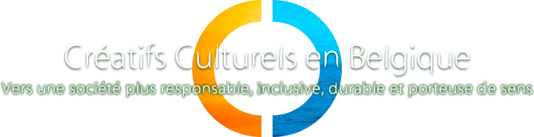 Logo et slogan des Créatifs Culturels en Belgique